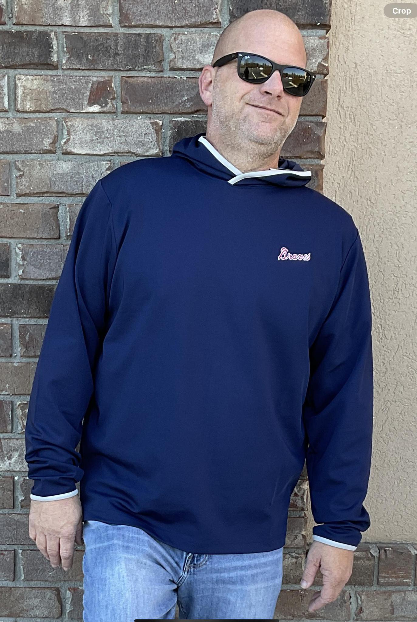 Onward Reserve Atlanta Braves Brendon Performance Mens Hoodie