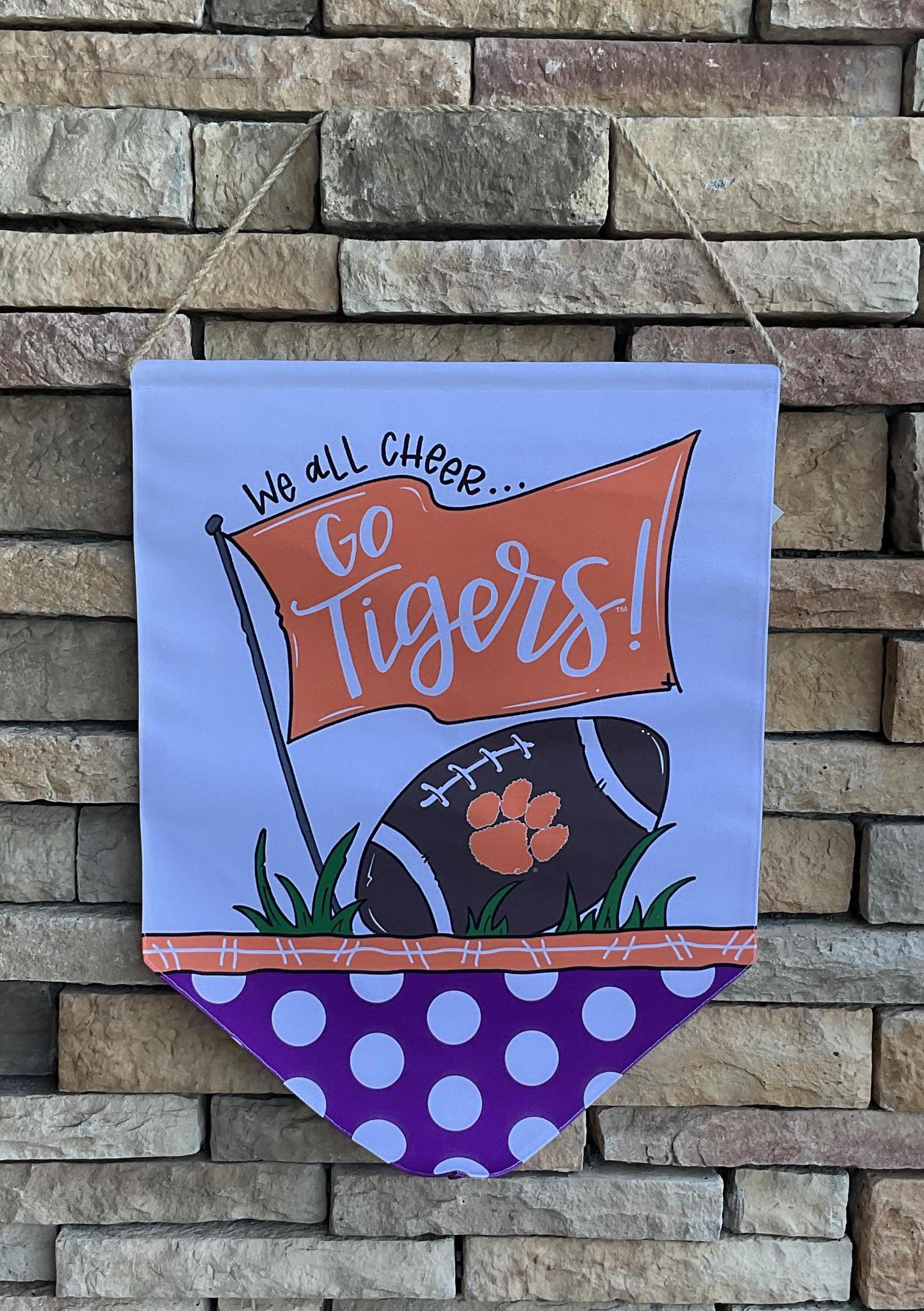 Magnolia Lane Clemson Dot Door Hanger
