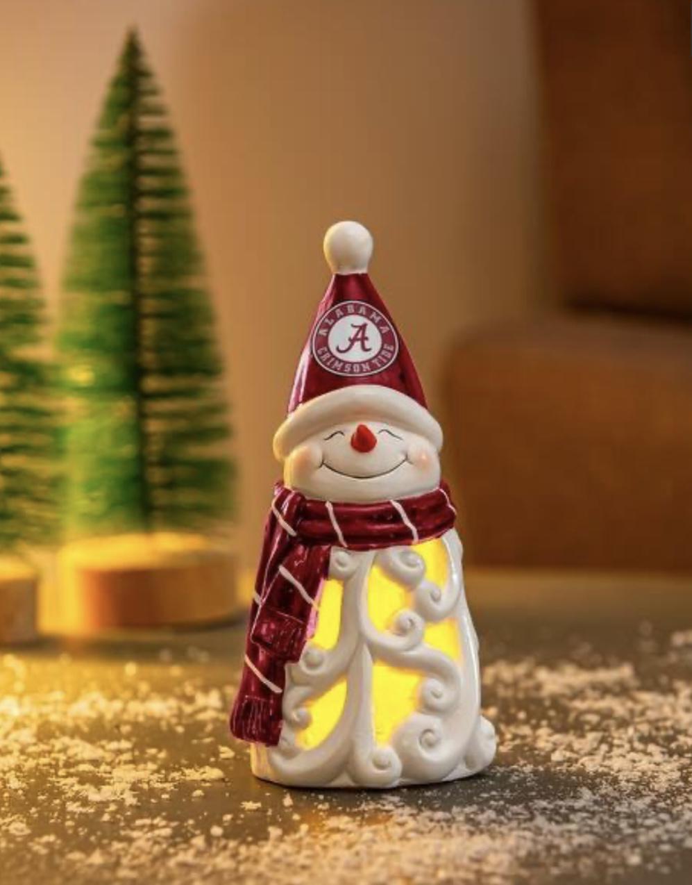Evergreen Alabama 8” Snowman LED Light