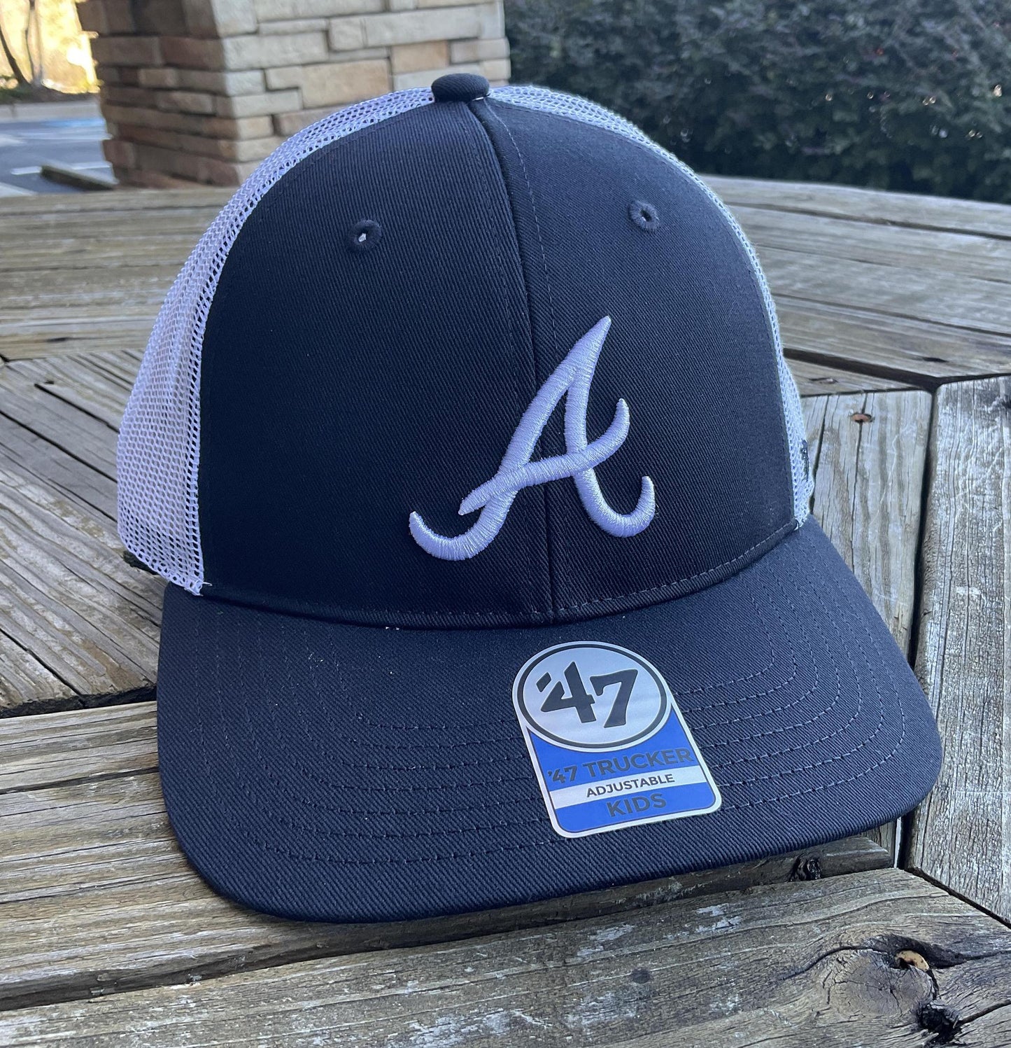 ‘47 Brand Atlanta Braves Kids Trucker Hat