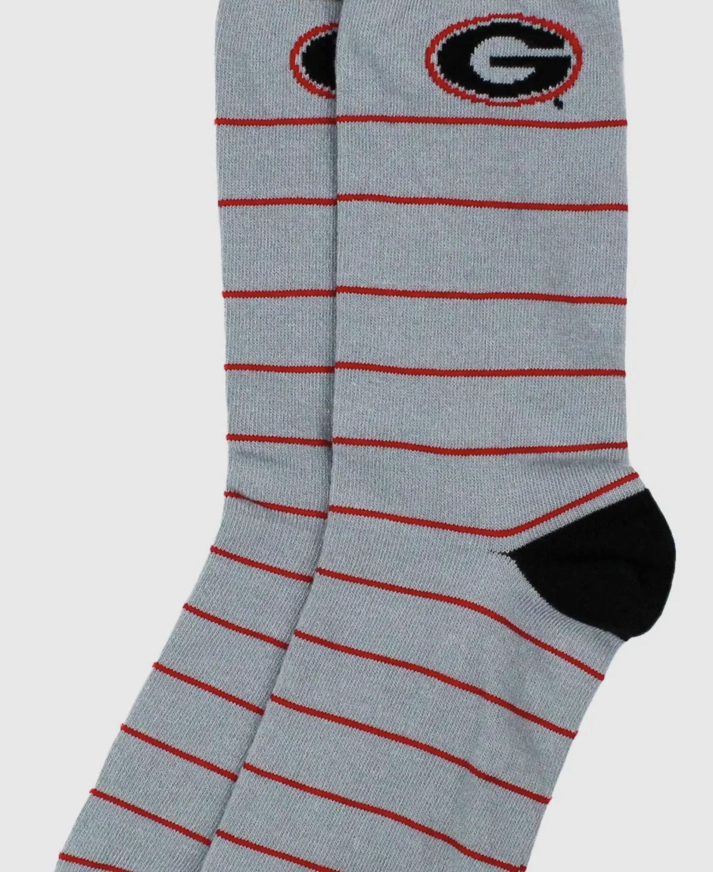 Donegal Bay UGA Grey Stripe Dress Socks