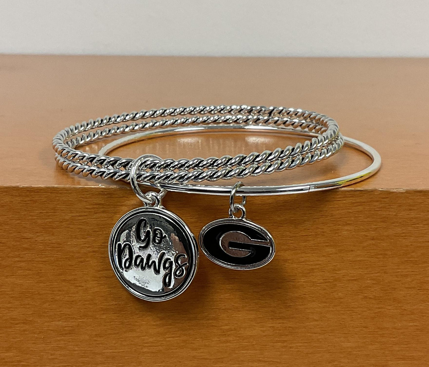 From The Heart UGA Twist and Shout Bracelet