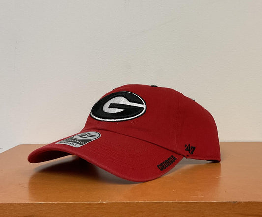 47 Brand UGA Cleanup Hat Red