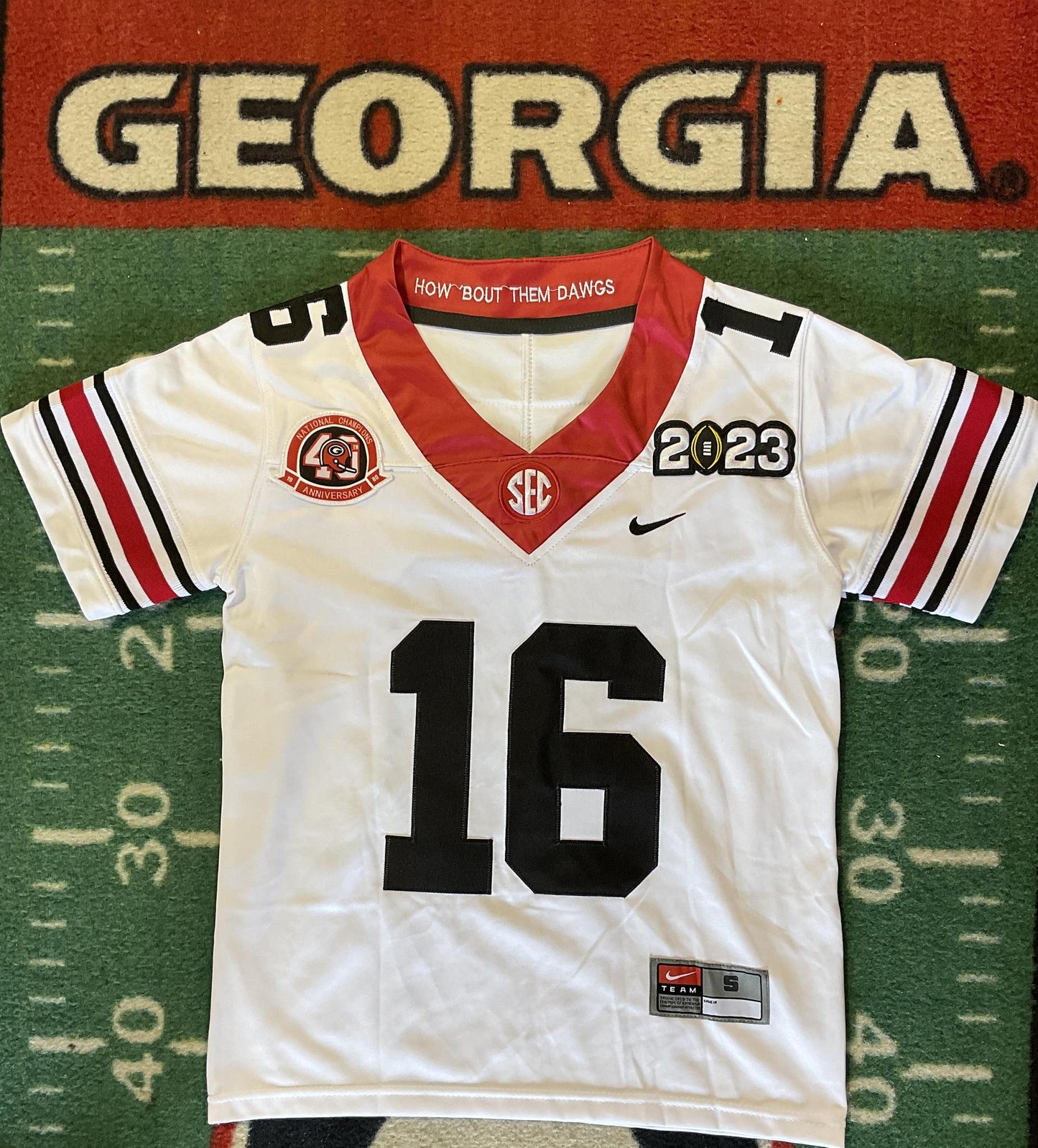 Nike UGA SMART Youth Stitched Jersey