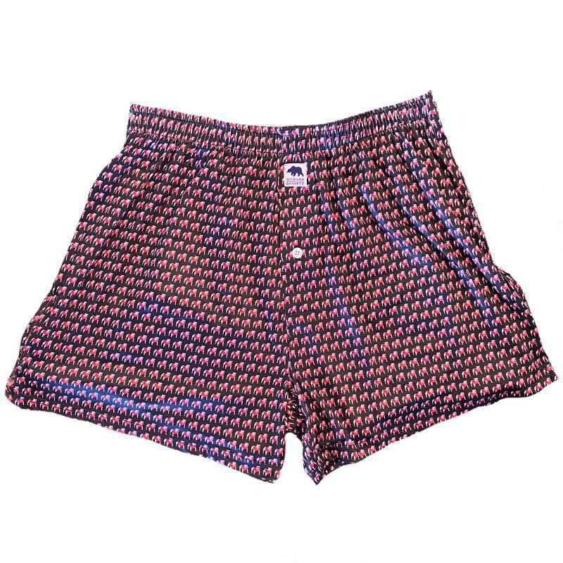 Onward Reserve UGA Mens Standing Bulldog Boxers Black