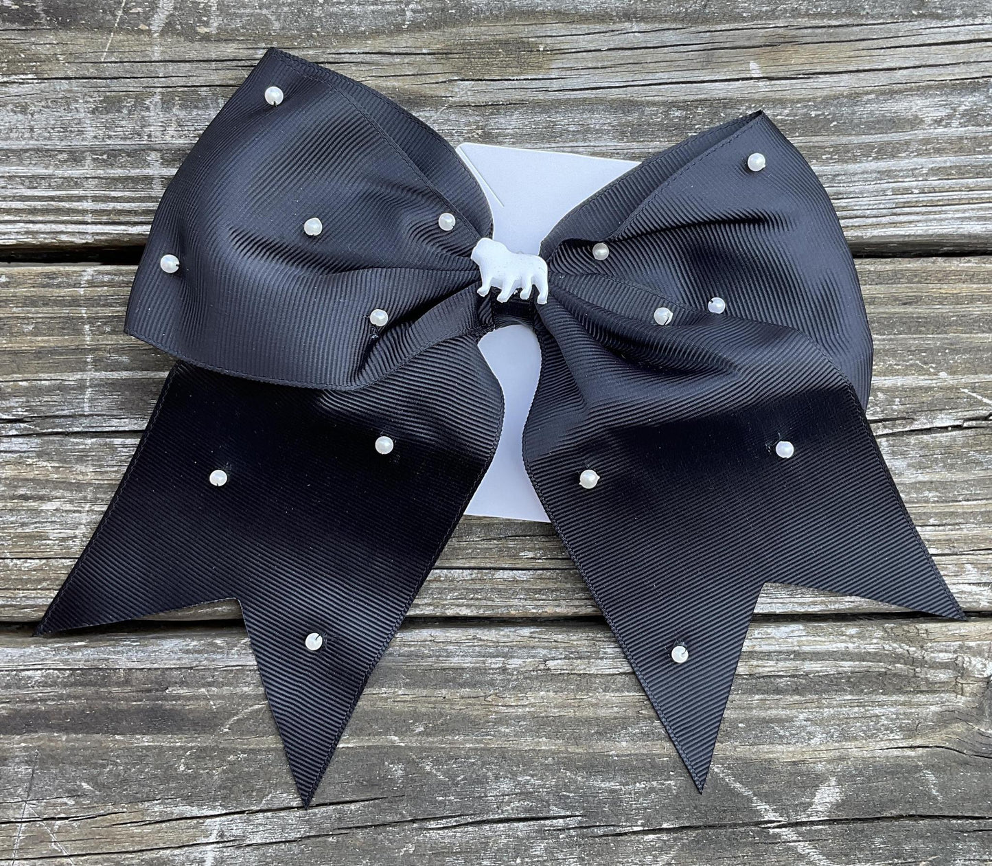 Ga Clay Co UGA Clip On Bow