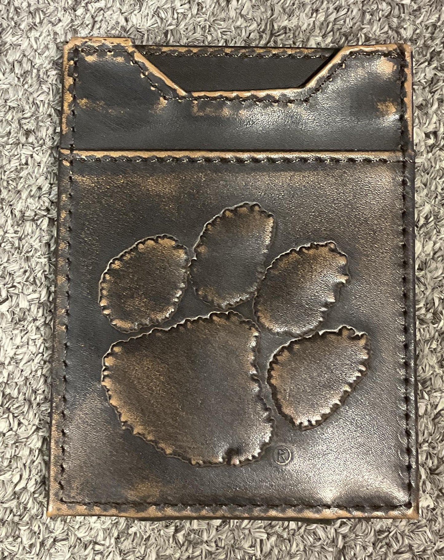 Zep-Pro Clem Stitched Money Clip Wallet