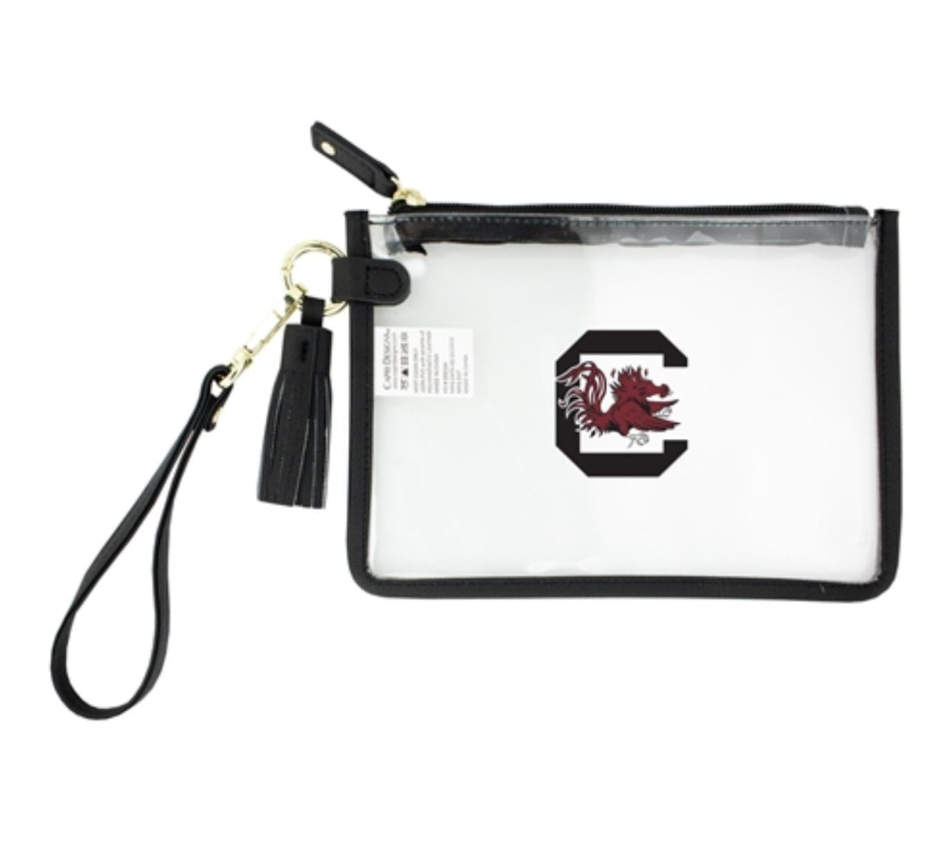 Capri Designs South Carolina Clear Wristlet