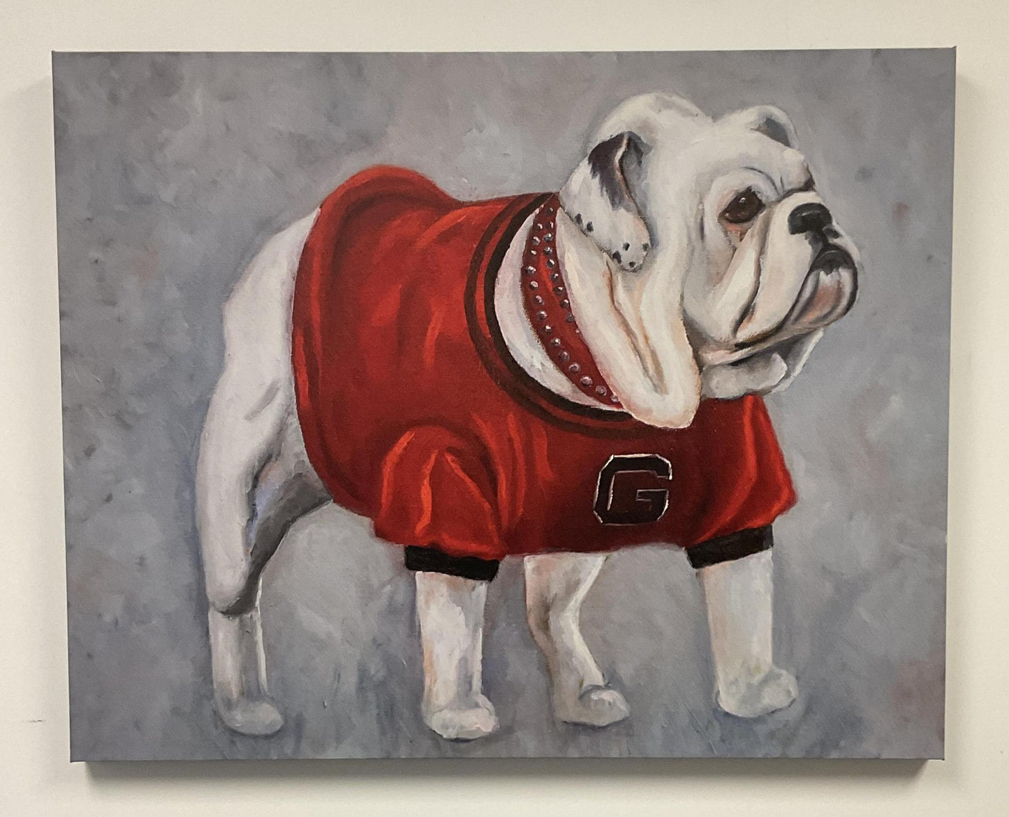 Porterfield UGA Watercolor Canvas 24”x30”