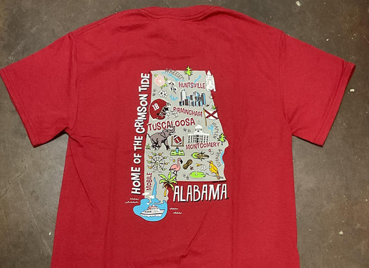 New World Graphics Alabama Great State Unisex T-Shirt