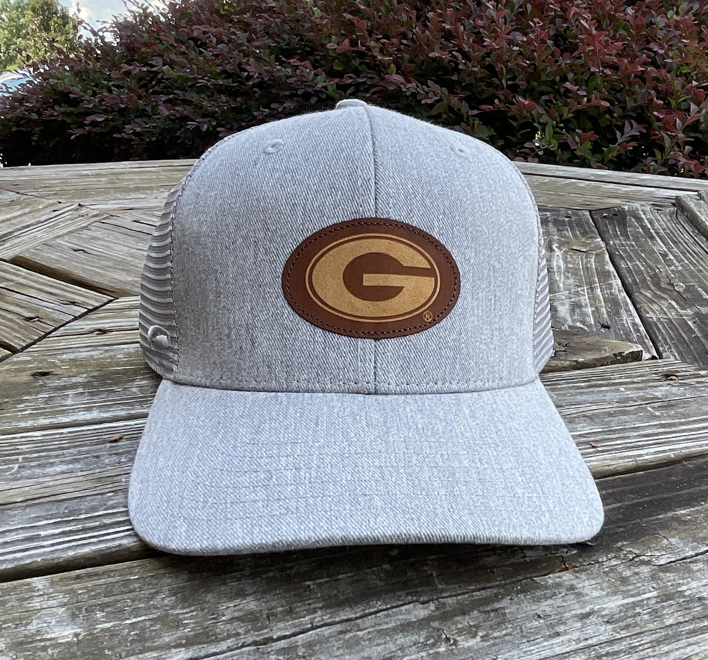 Pukka UGA Old School G Grey Trucker Hat