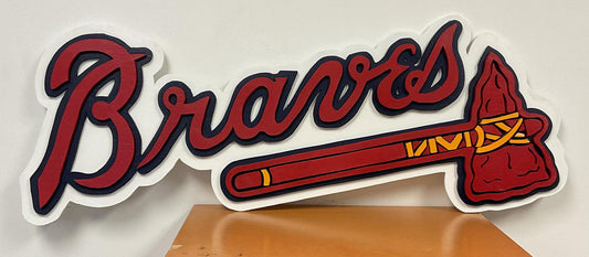 Drew’s Creations Atlanta Braves Wooden Tomahawk
