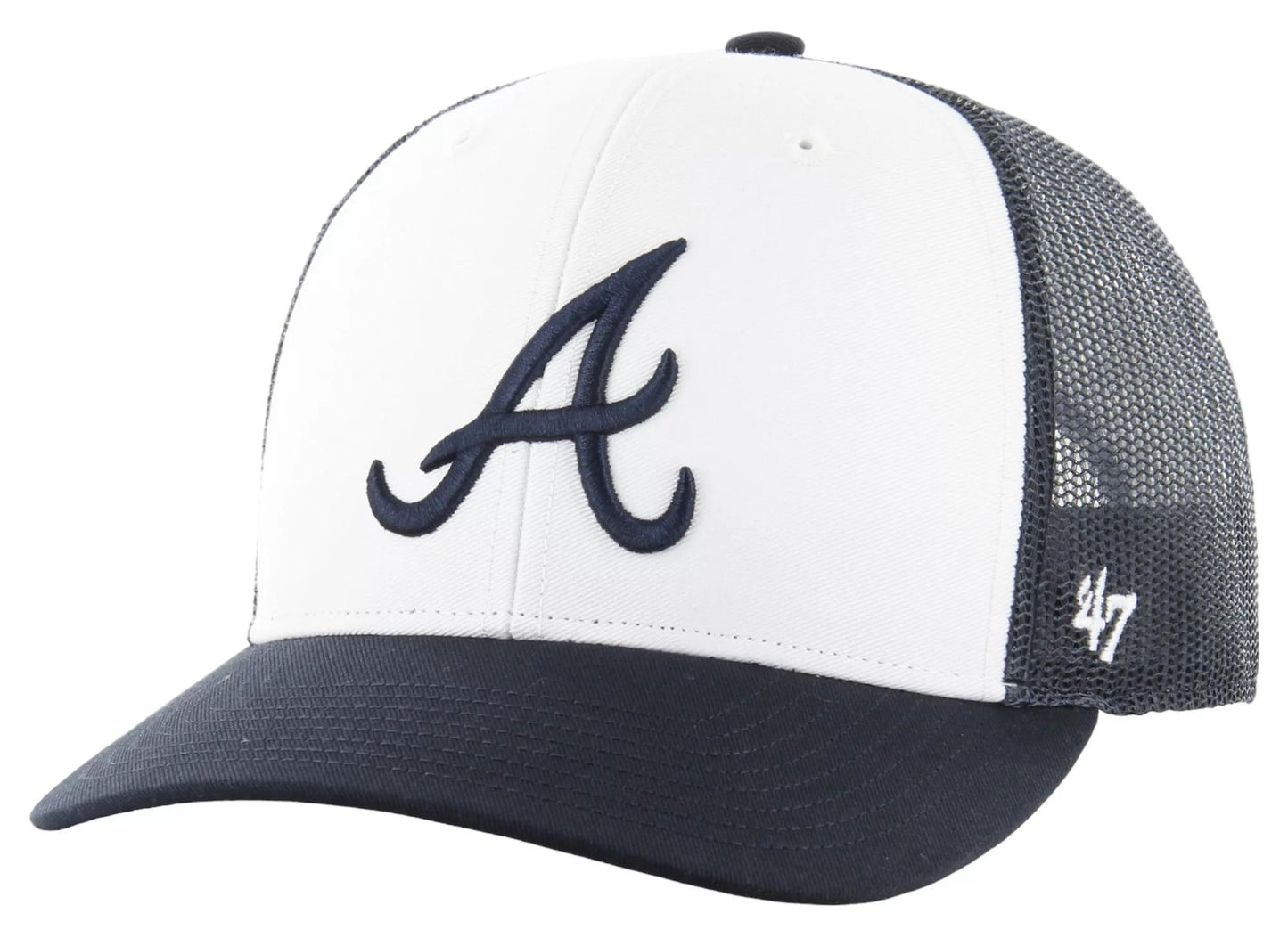 '47 Brand Atlanta Braves Navy Freshman Trucker Adult Hat