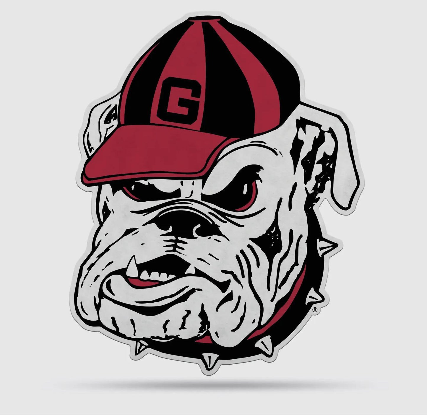 NCAA UGA Mascot 4”x4” Pennant