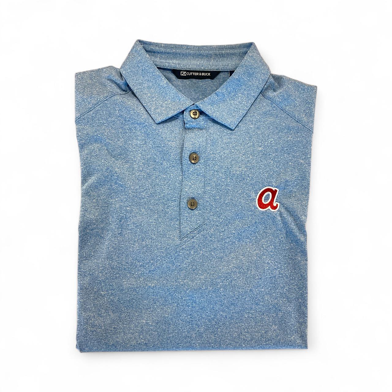 Cutter & Buck Atlanta Braves Mens Forge Eco Recycled Polo