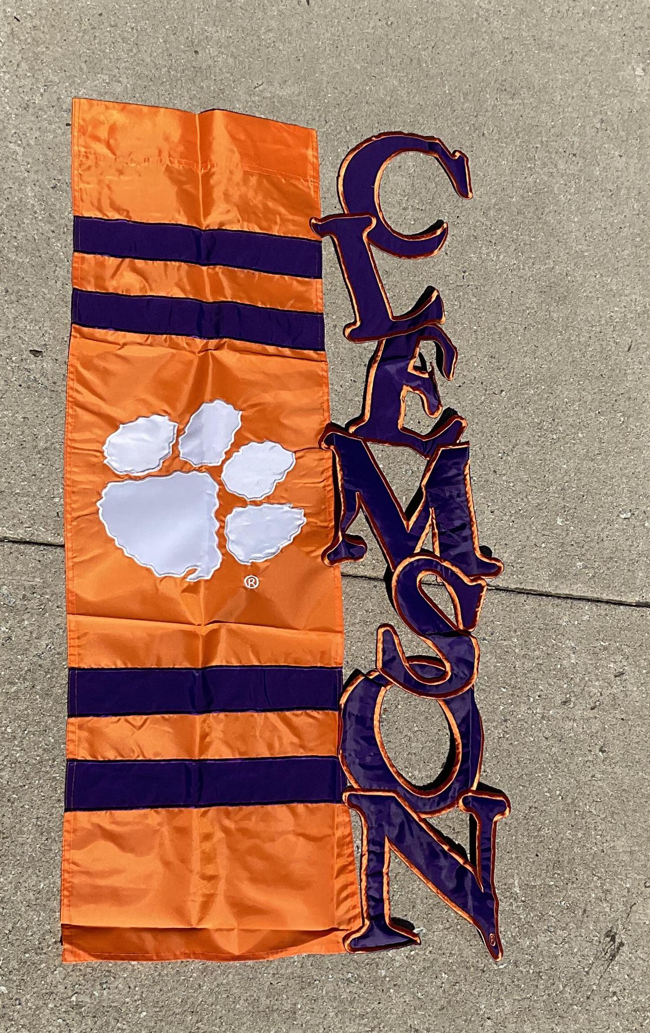 Evergreen Clemson Hanging Banner