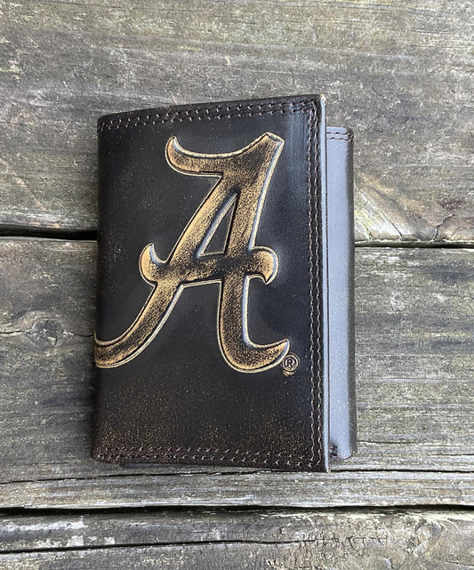 Zep-Pro Alabama Stitched Trifold Wallet