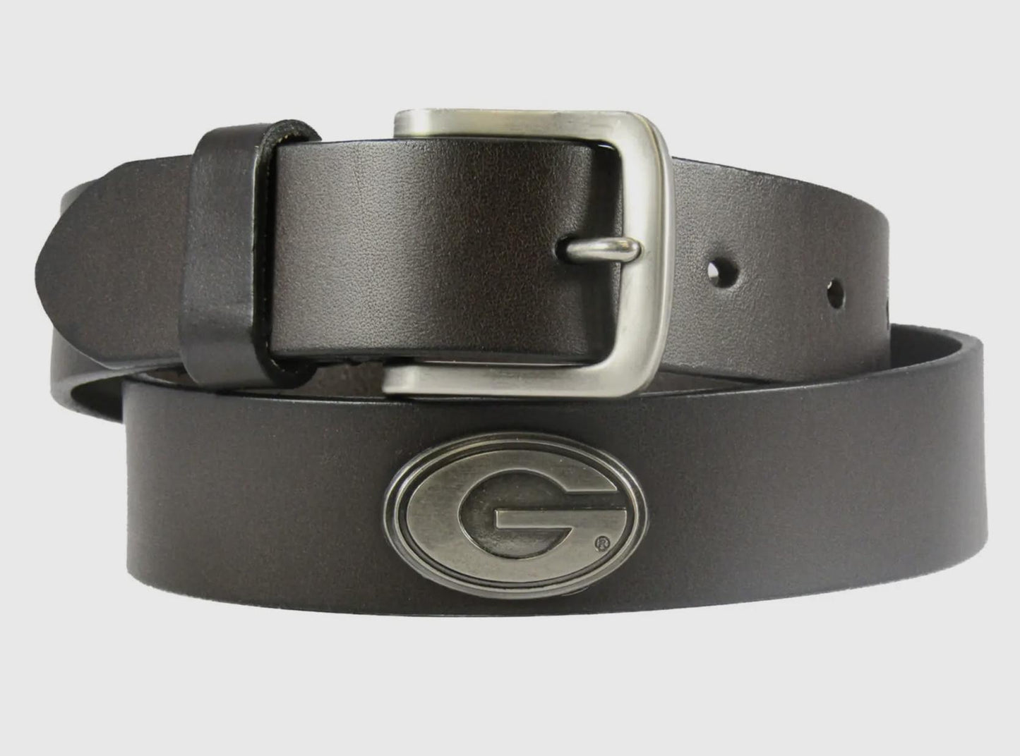 Zep-Pro UGA Brown Leather Belt
