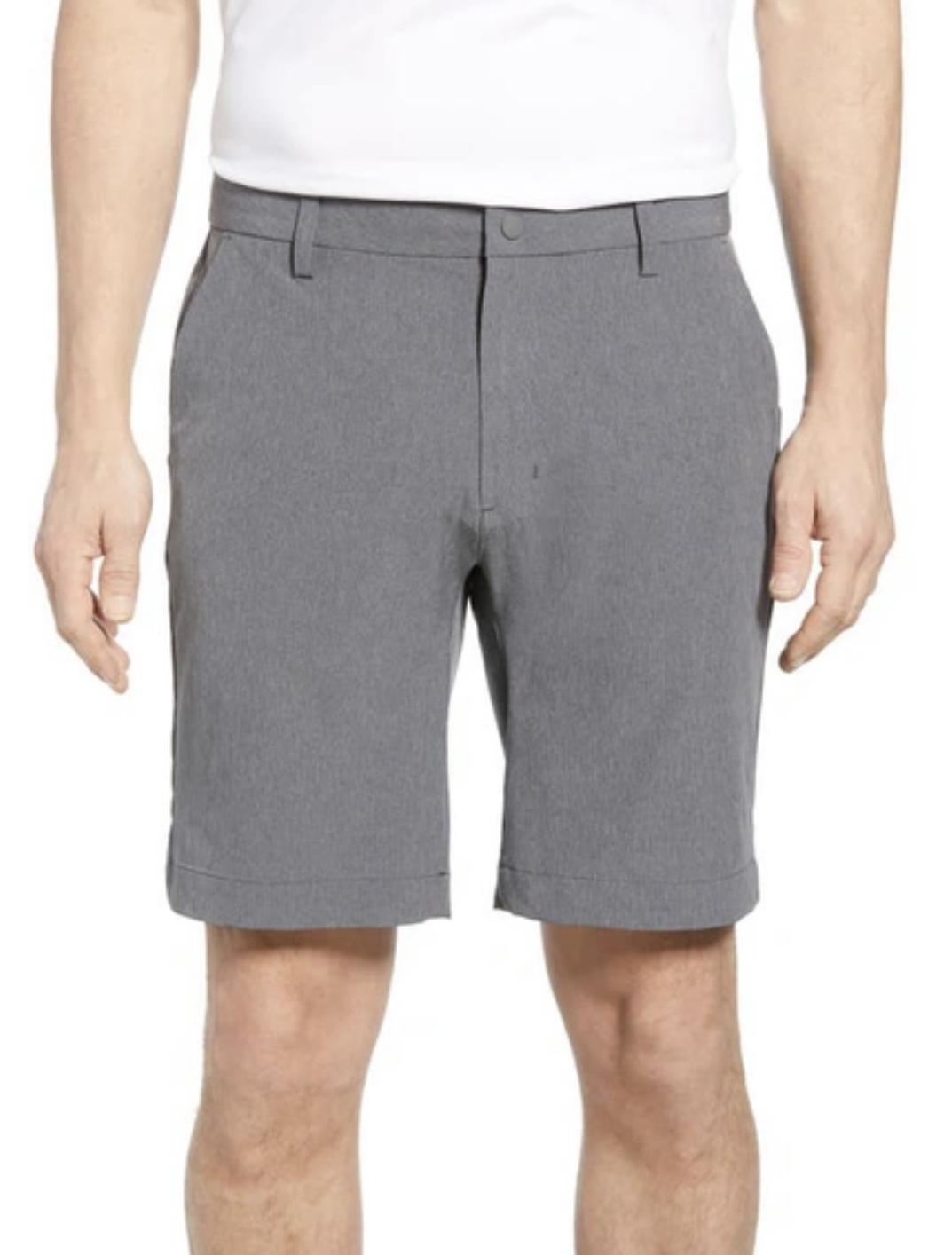Cutter & Buck UGA Mens Bainbridge Sport Technical Shorts Iron