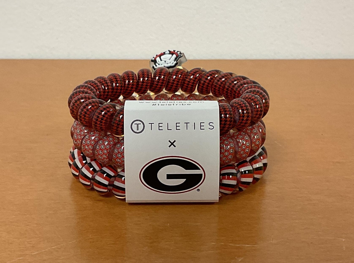 Teleties UGA Large Spiral Hair Coils, Hair Ties 3-Pack