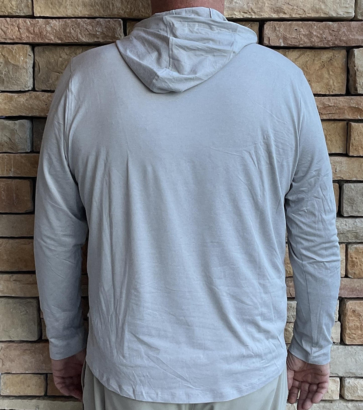 Cutter & Buck UGA Coastline Epic Comfort Eco Hooded Mens Shirt Concrete