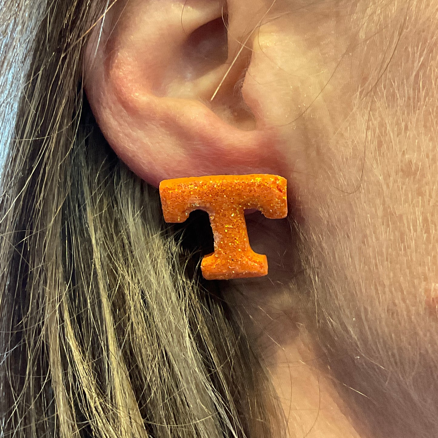 Georgia Clay Company Tennessee Glitter T Earrings