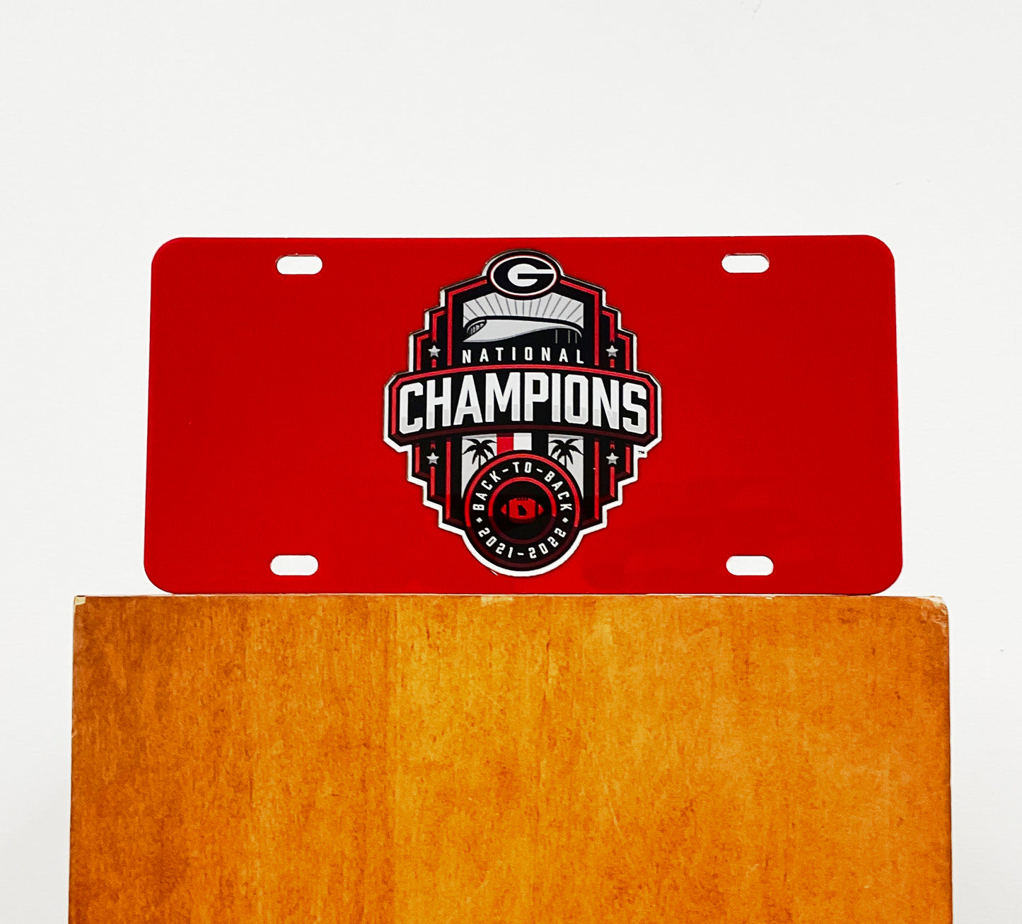 Wincraft UGA National Championship License Plate