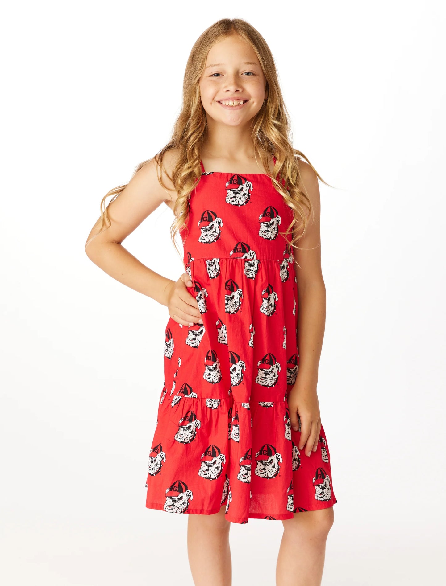 Stewart Simmons UGA Girls Tiered Dress