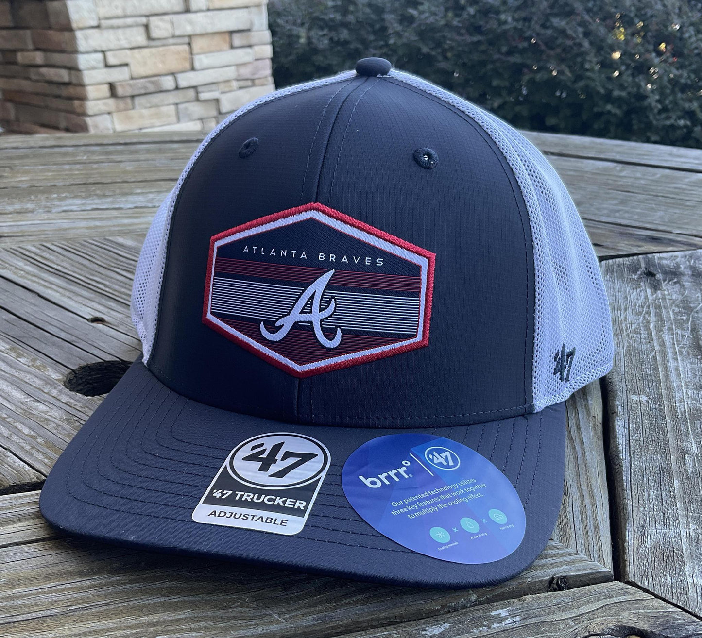 ‘47 Brand Atlanta Braves Brrr Patch Trucker Hat
