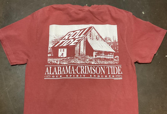 New World Graphics Alabama Barn Unisex T-Shirt