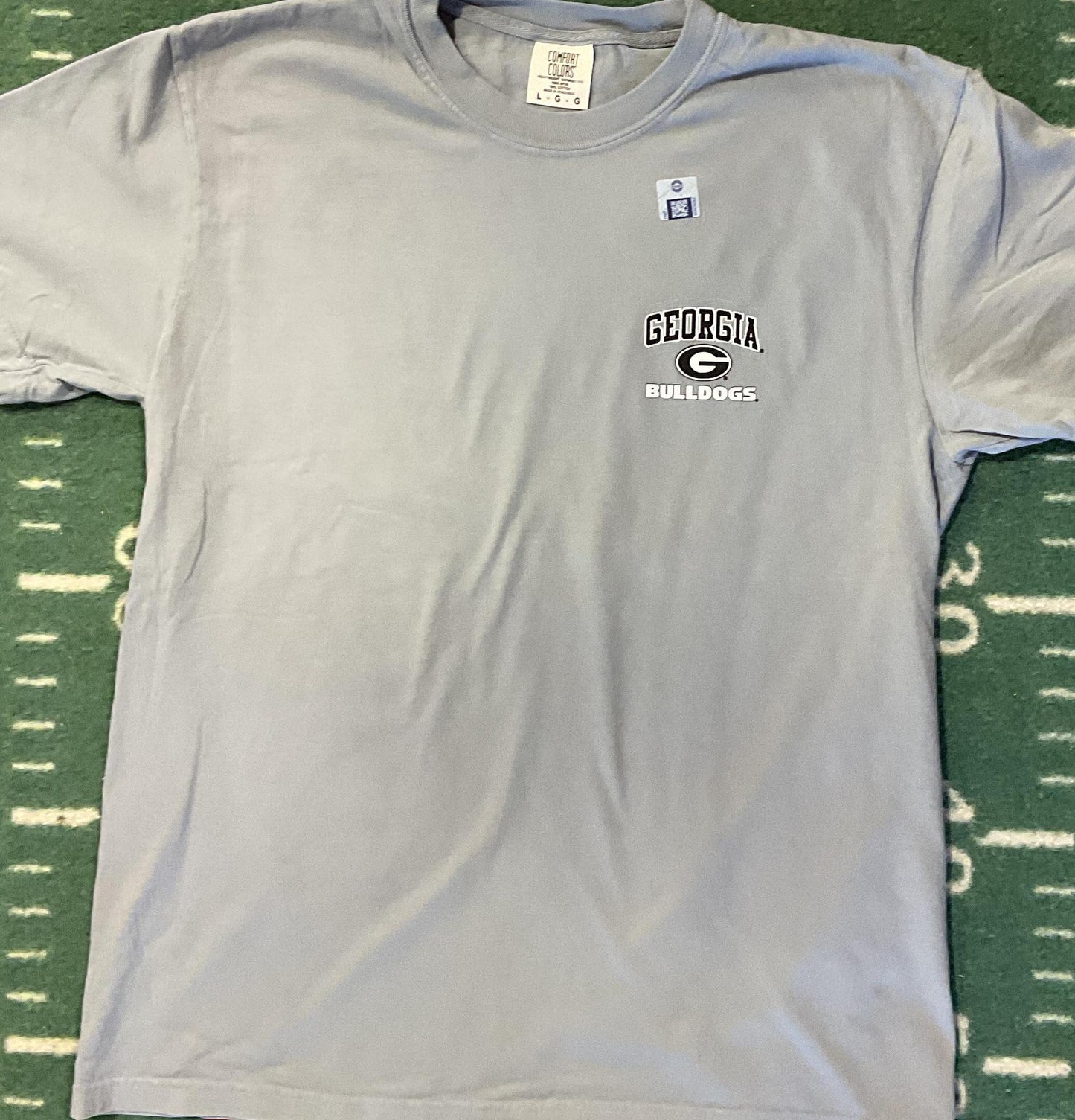 New World Graphics UGA 4 Boxes CC Unisex Granite T-Shirt