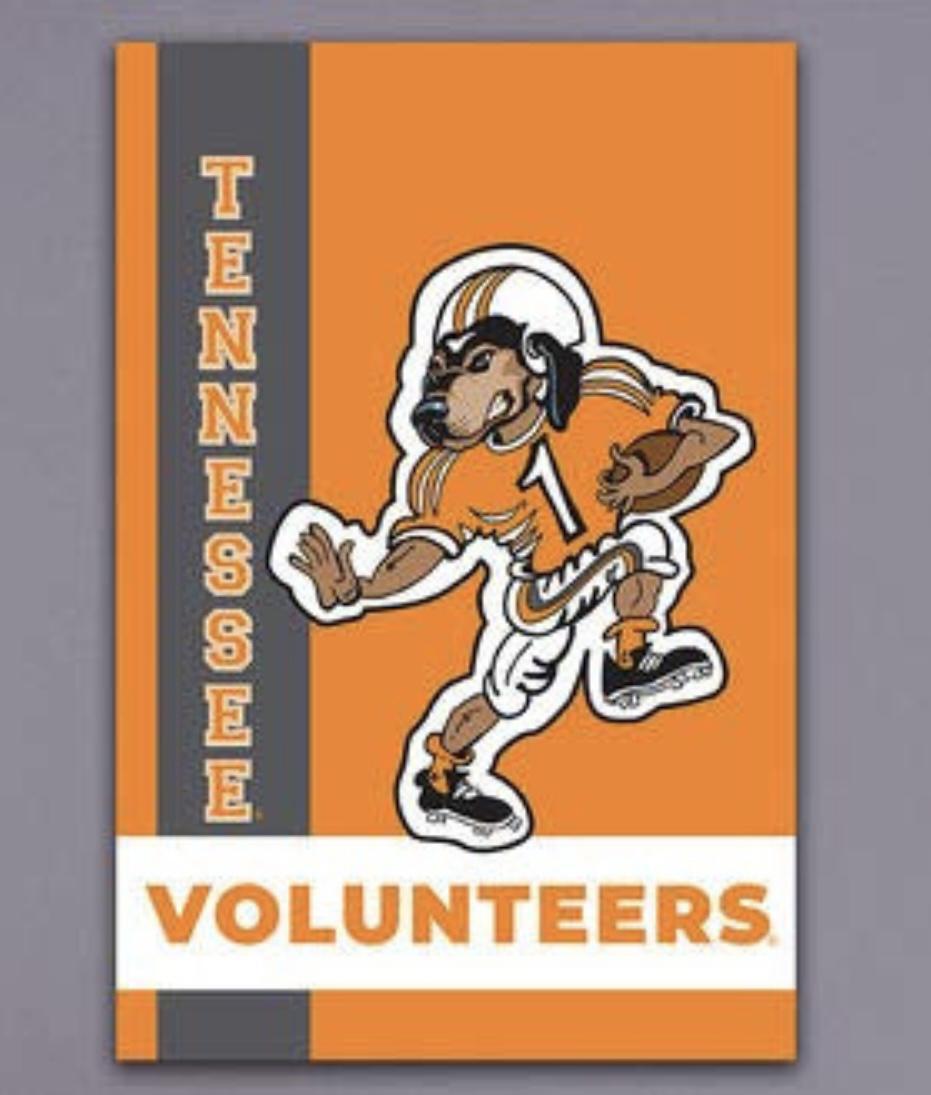 Magnolia Lane Tennessee Univ Mascot Garden Flag
