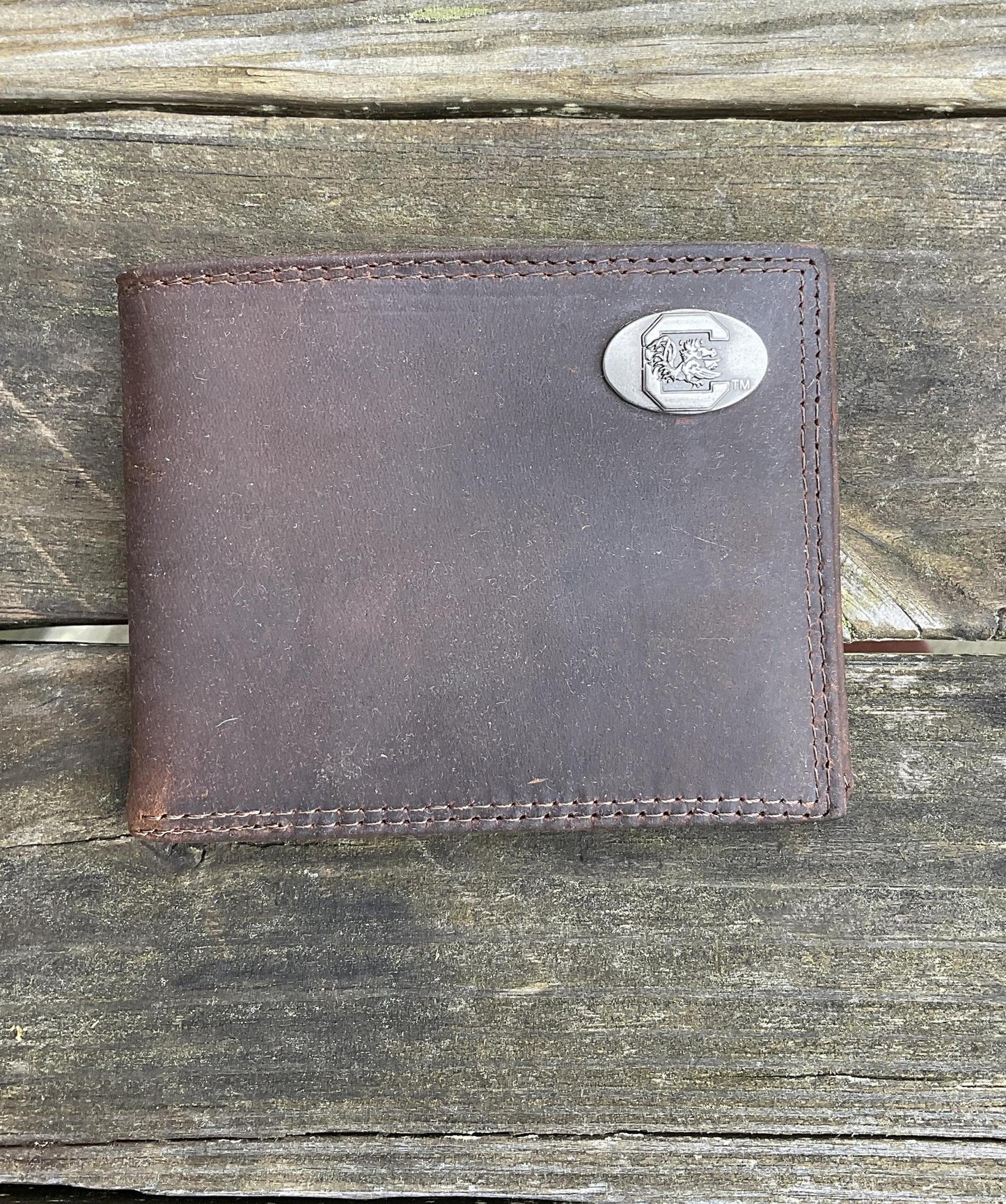Zep-Pro USC Medallion Leather Bi Fold Wallet