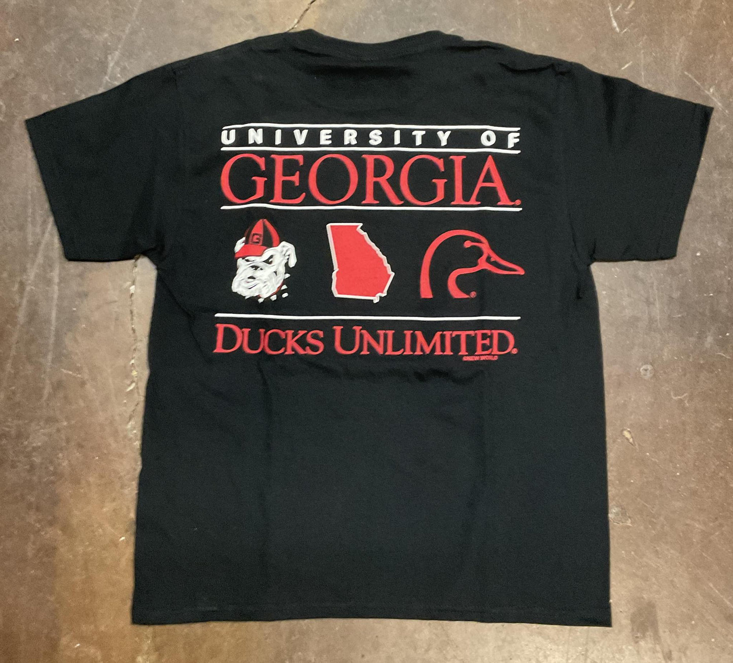 New World Graphics UGA DU Stacked Youth