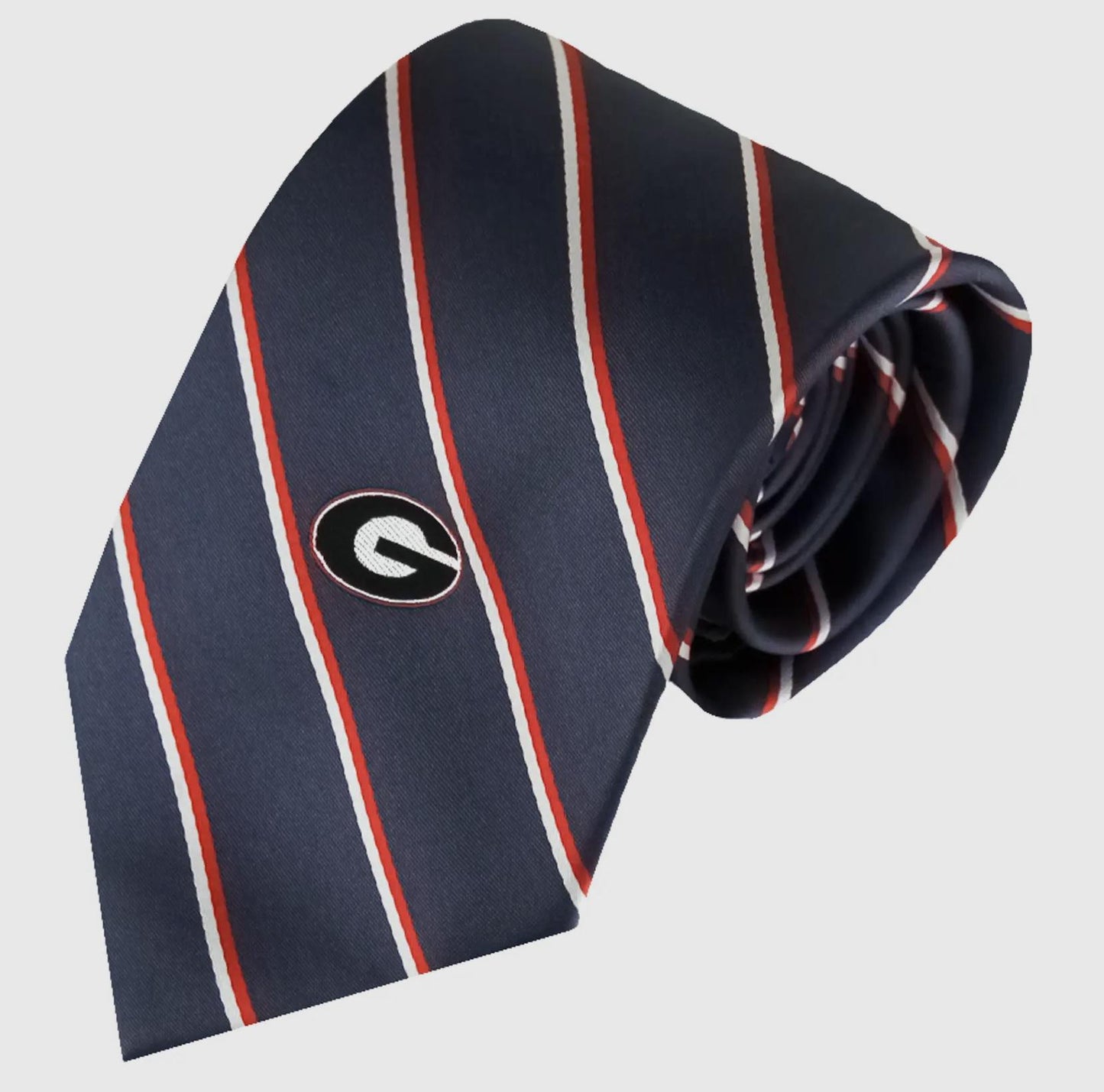 Donegal Bay UGA Charcoal Stripe Necktie