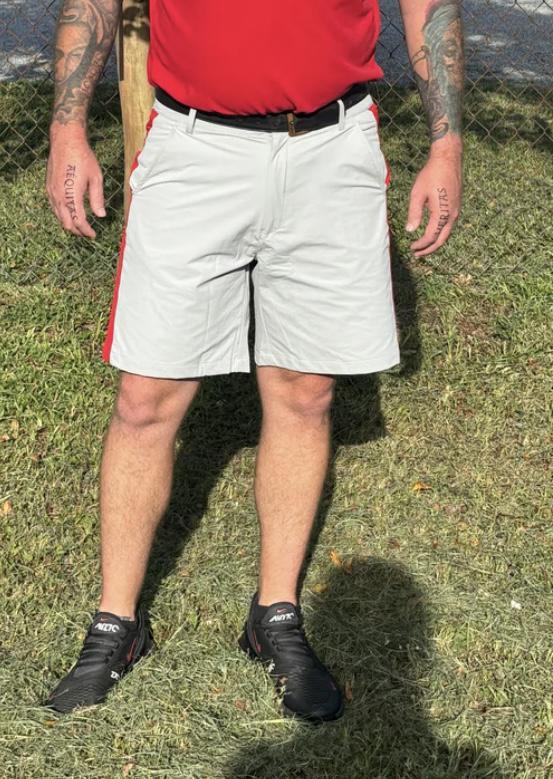 Game Day Pants UGA Silver Britches Mens Shorts