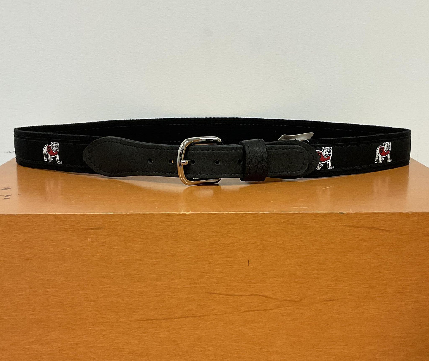ZEP-Pro UGA Black Standing Dawg Ribbon Belt