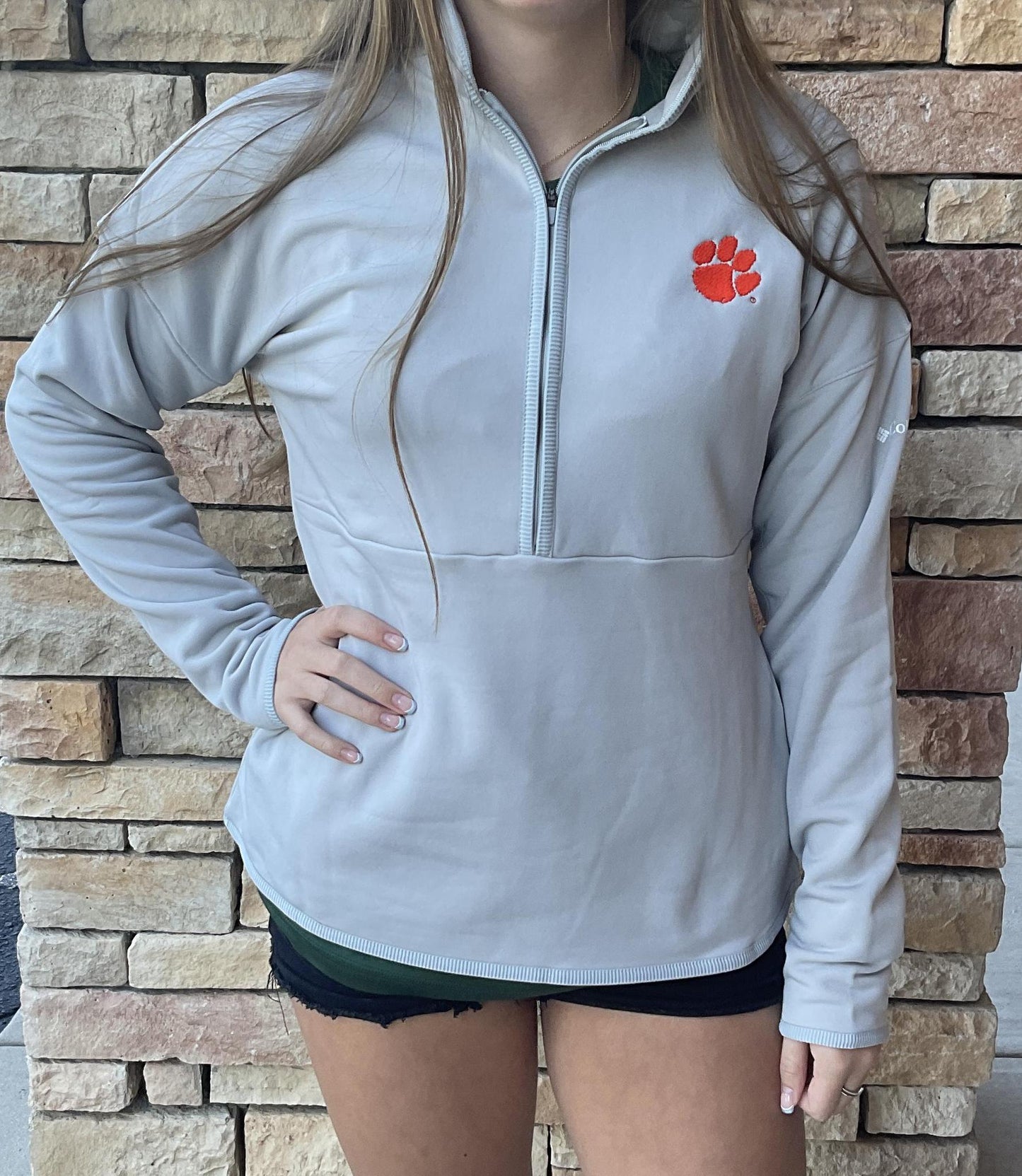 Columbia Clemson Womens Omni-Wick Go For It Pullover