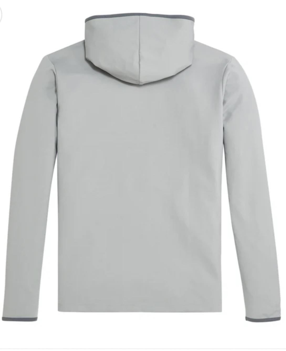 Onward Reserve UGA Dawgs Vintage Script Brendon Performance Mens Hoodie Harbor Mist