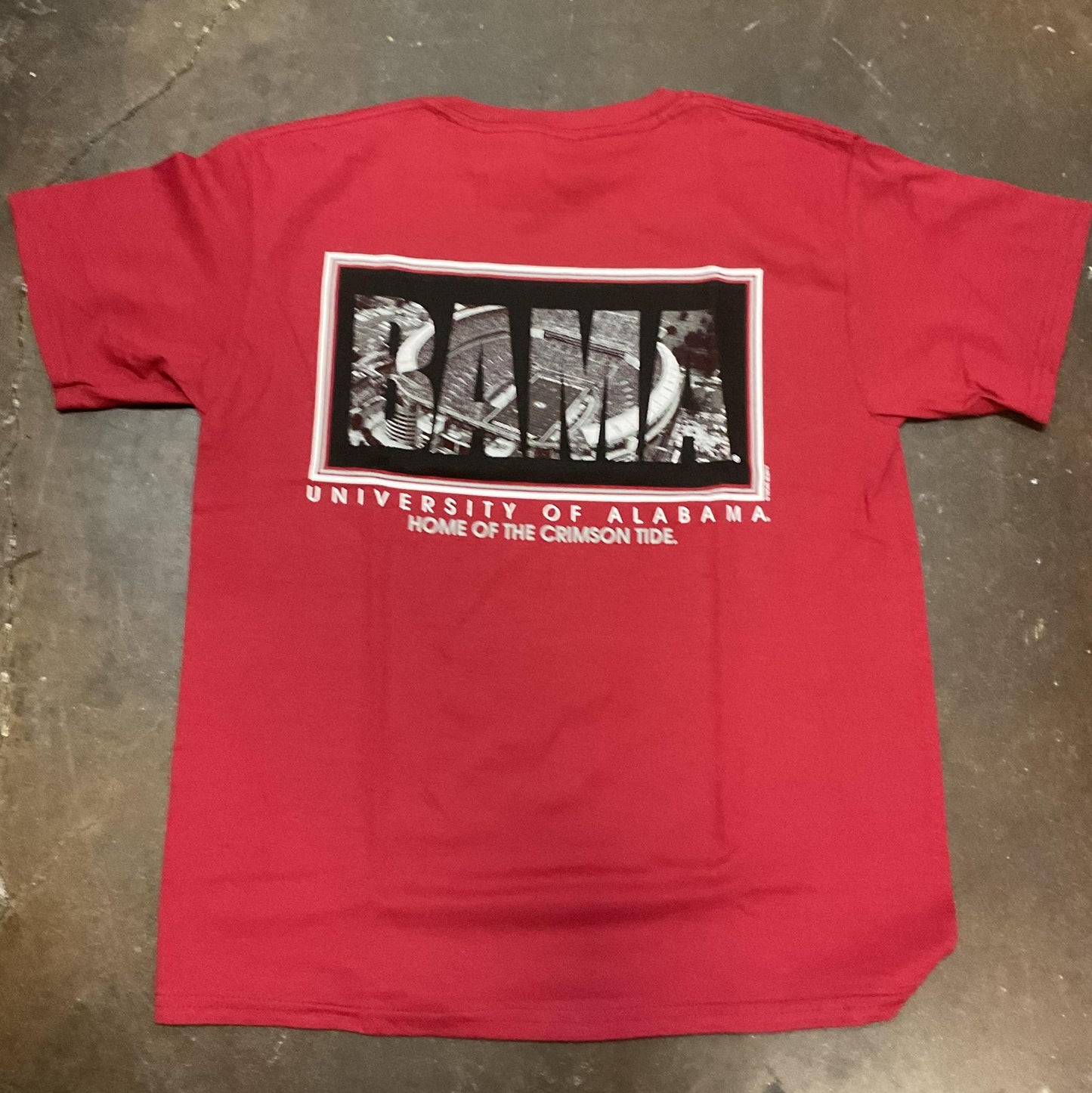 New World Graphics Alabama Stadium Text Youth Tee