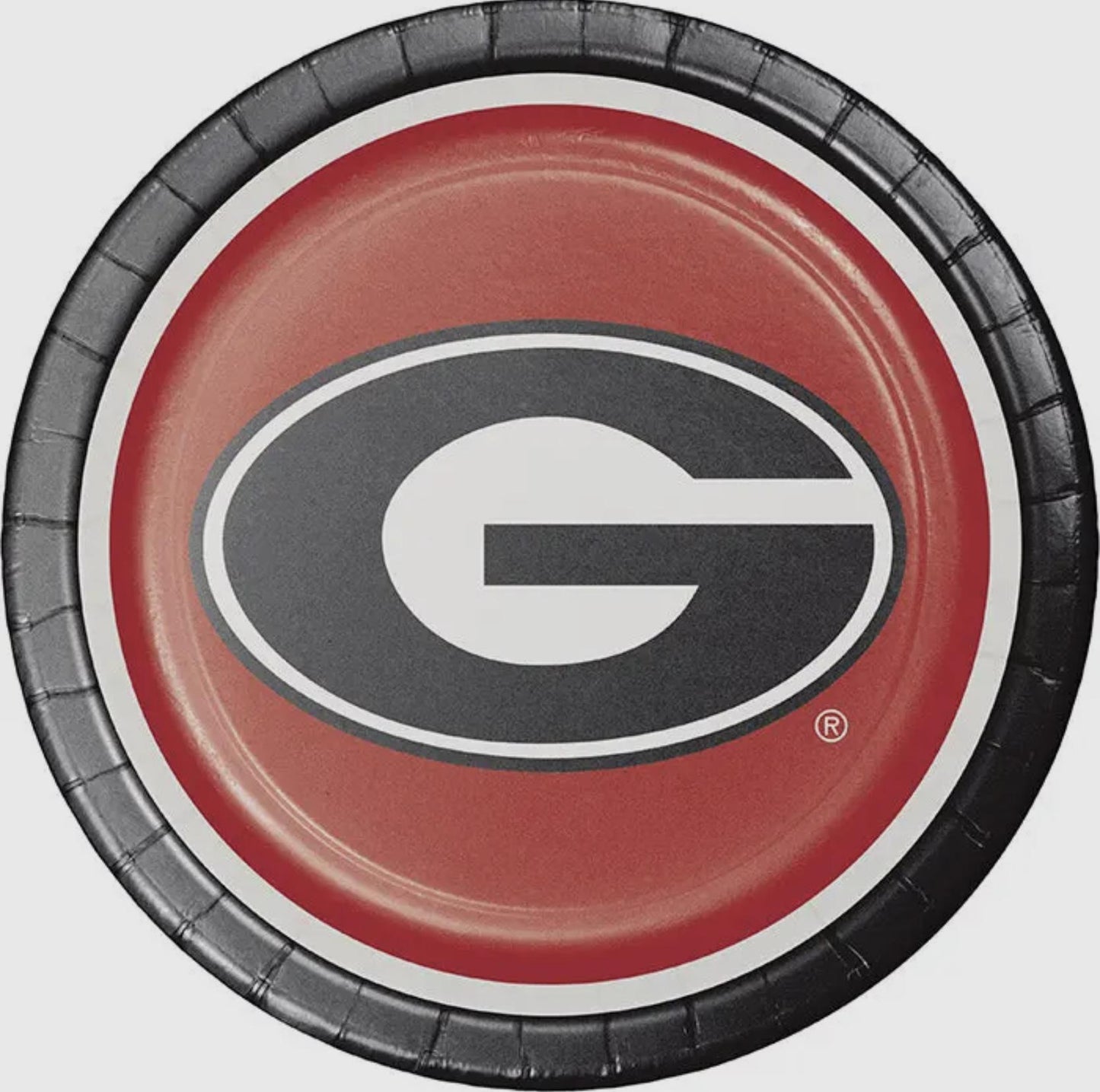 The Fan Zone UGA Paper Plate G Set