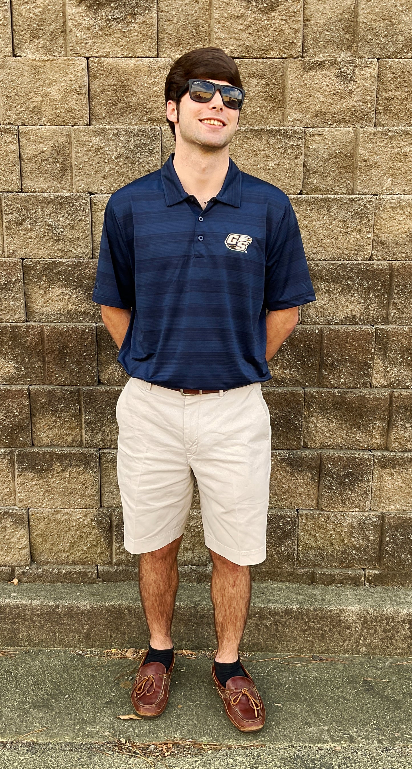 Antigua Georgia Southern Compass Mens Polo Shirt