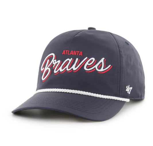 '47 Brand Atlanta Braves Navy Brrr Fairway Adult Trucker Hat