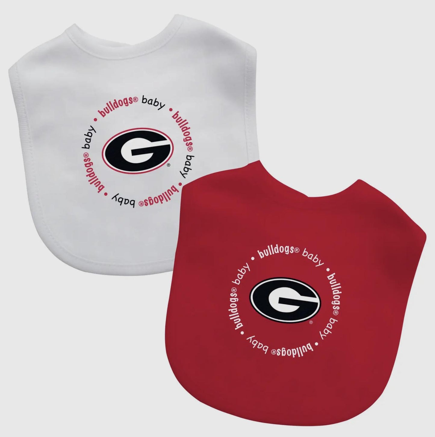 Masterpieces Puzzles UGA Baby Bibs 2-Pack Set