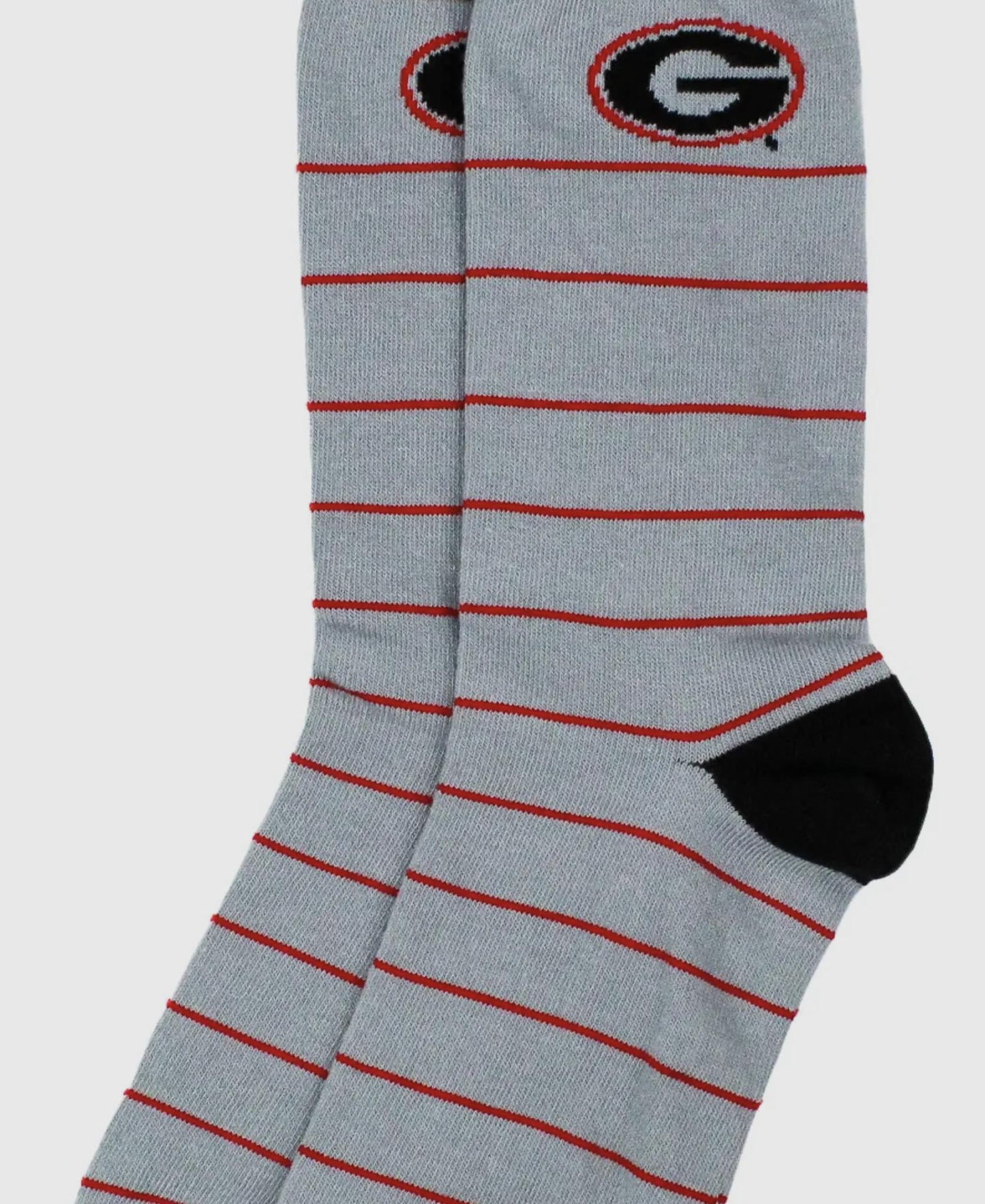 Donegal Bay UGA Grey Stripe Mens Dress Socks