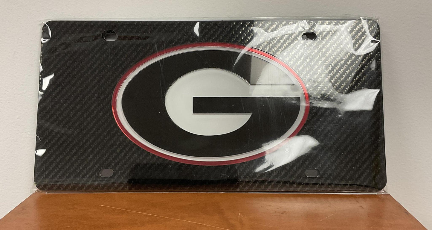 Wincraft UGA Carbon License Plate