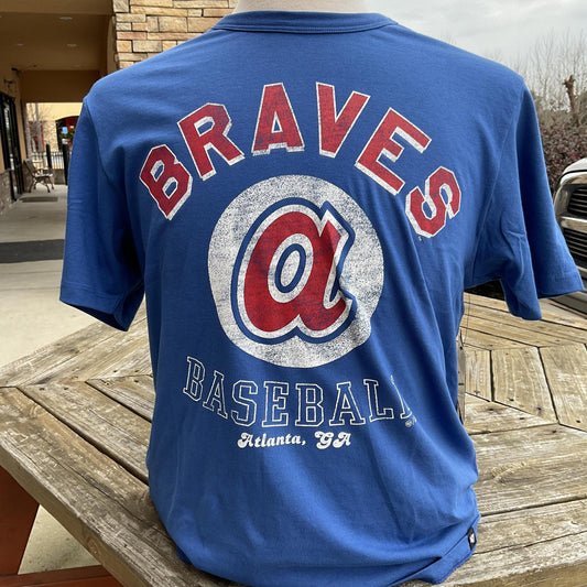 '47 Brand Atlanta Braves BCPTN Jetty Blue T-Shirt