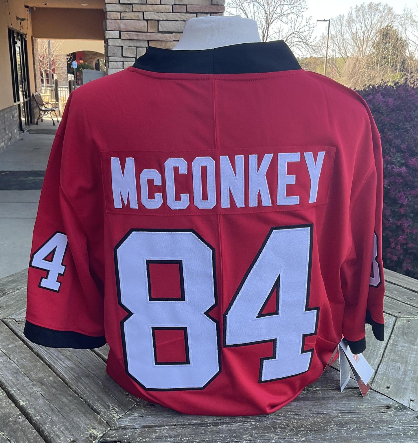 Nike UGA Ladd McConkey Red Jersey