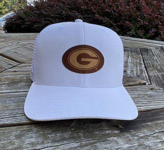 Pukka UGA Old School G White Trucker Hat