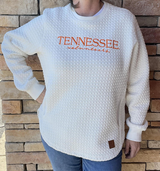 Pressbox Tennessee Champagne Womens Pullover